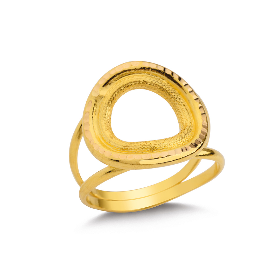 22 Ayar Altın Uzay Yolu Halka Yüzük 6,50 gr