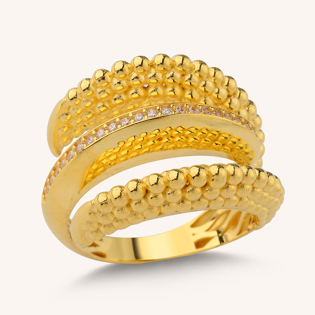 22 Ayar Altın Fantezi Yüzük