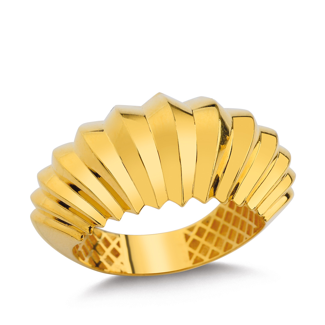 22 Ayar Altın Fantezi Yüzük