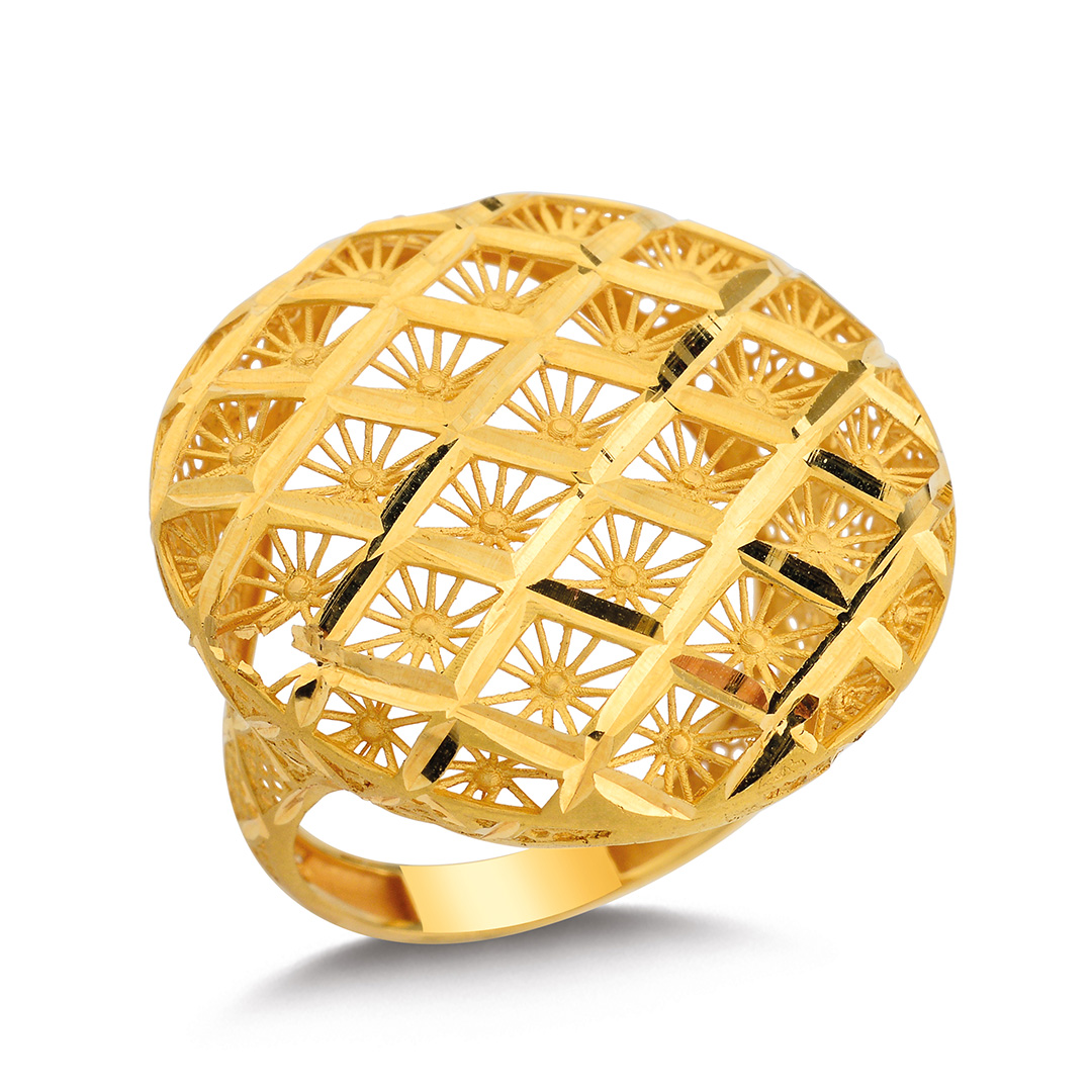 22 Ayar Altın Fantezi Yüzük
