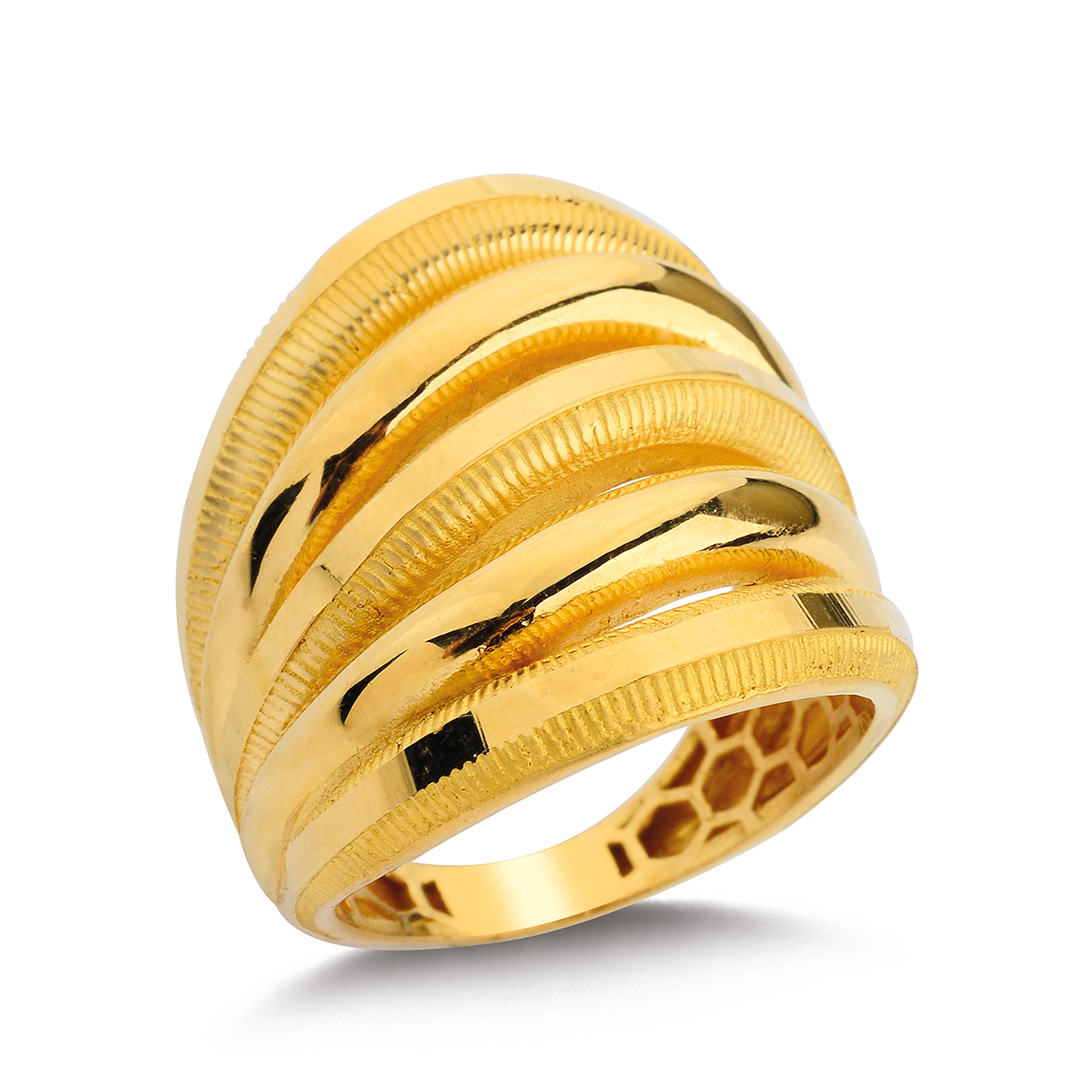 22 Ayar Altın Fantezi Yüzük