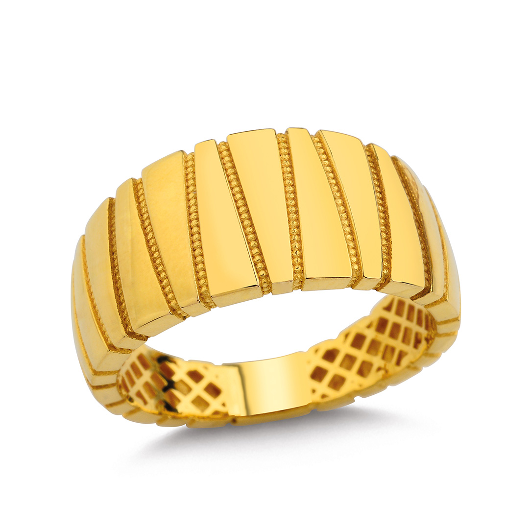 22 Ayar Altın Fantezi Yüzük