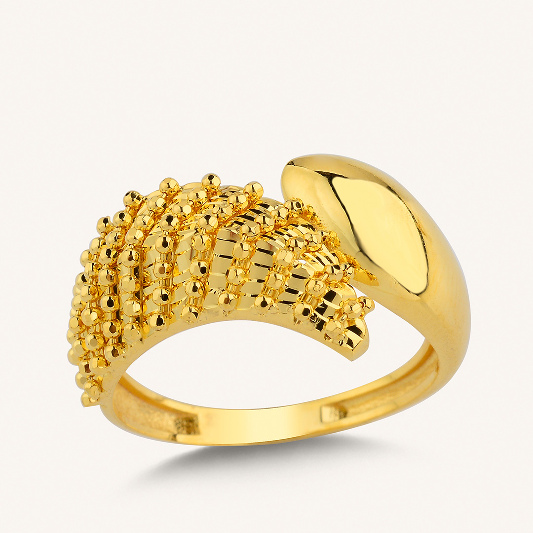 22 Ayar Altın Fantezi Yüzük