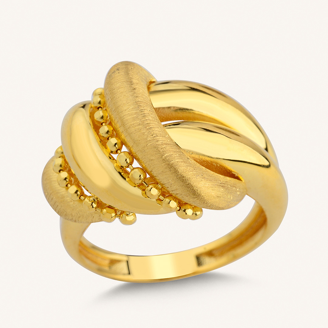 22 Ayar Altın Fantezi Yüzük