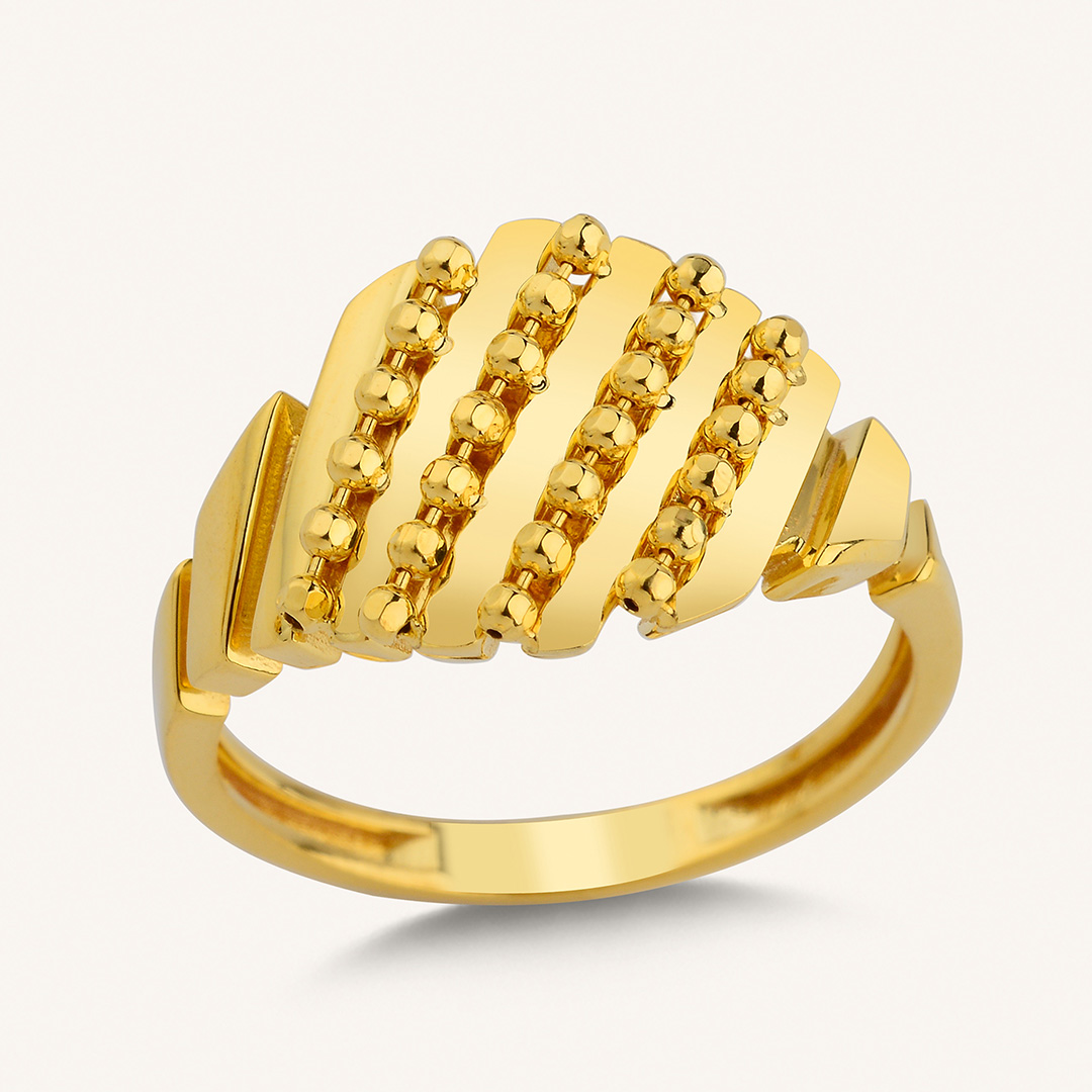 22 Ayar Altın Fantezi Yüzük