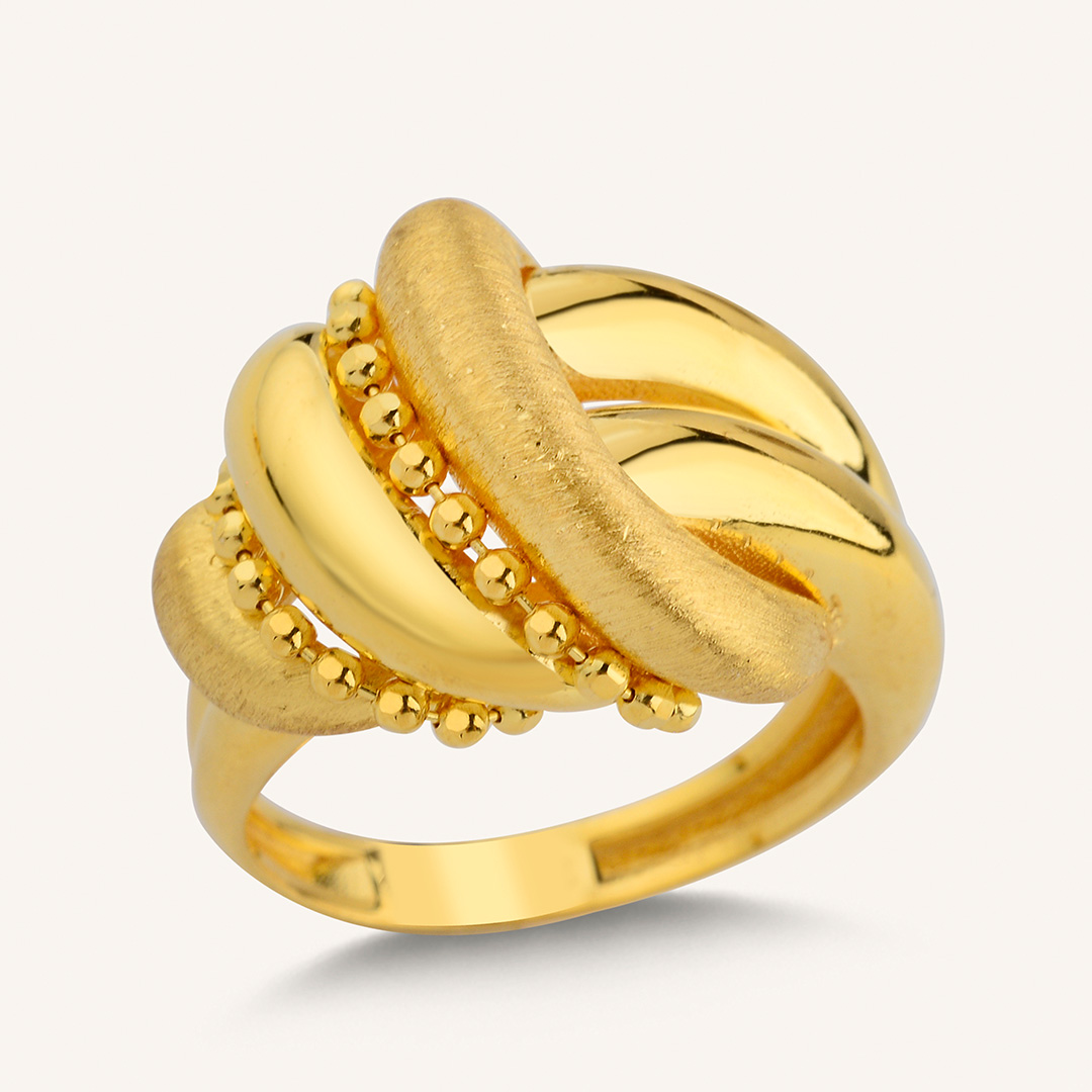 22 Ayar Altın Fantezi Yüzük
