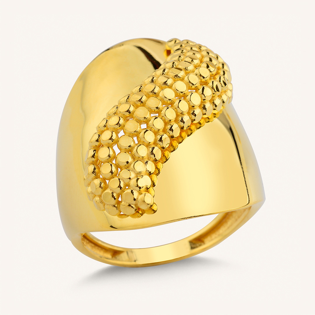 22 Ayar Altın Fantezi Yüzük