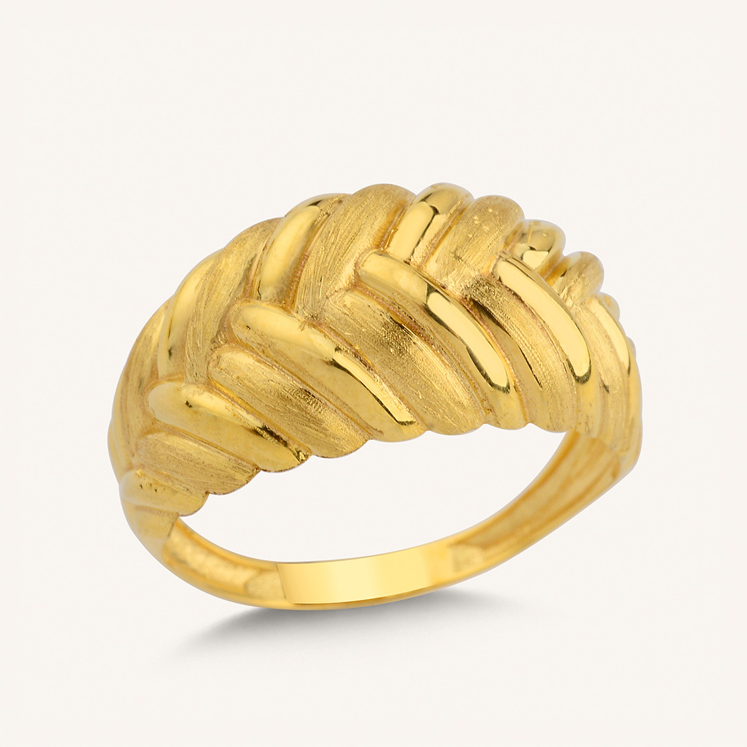 22 Ayar Altın Fantezi Yüzük