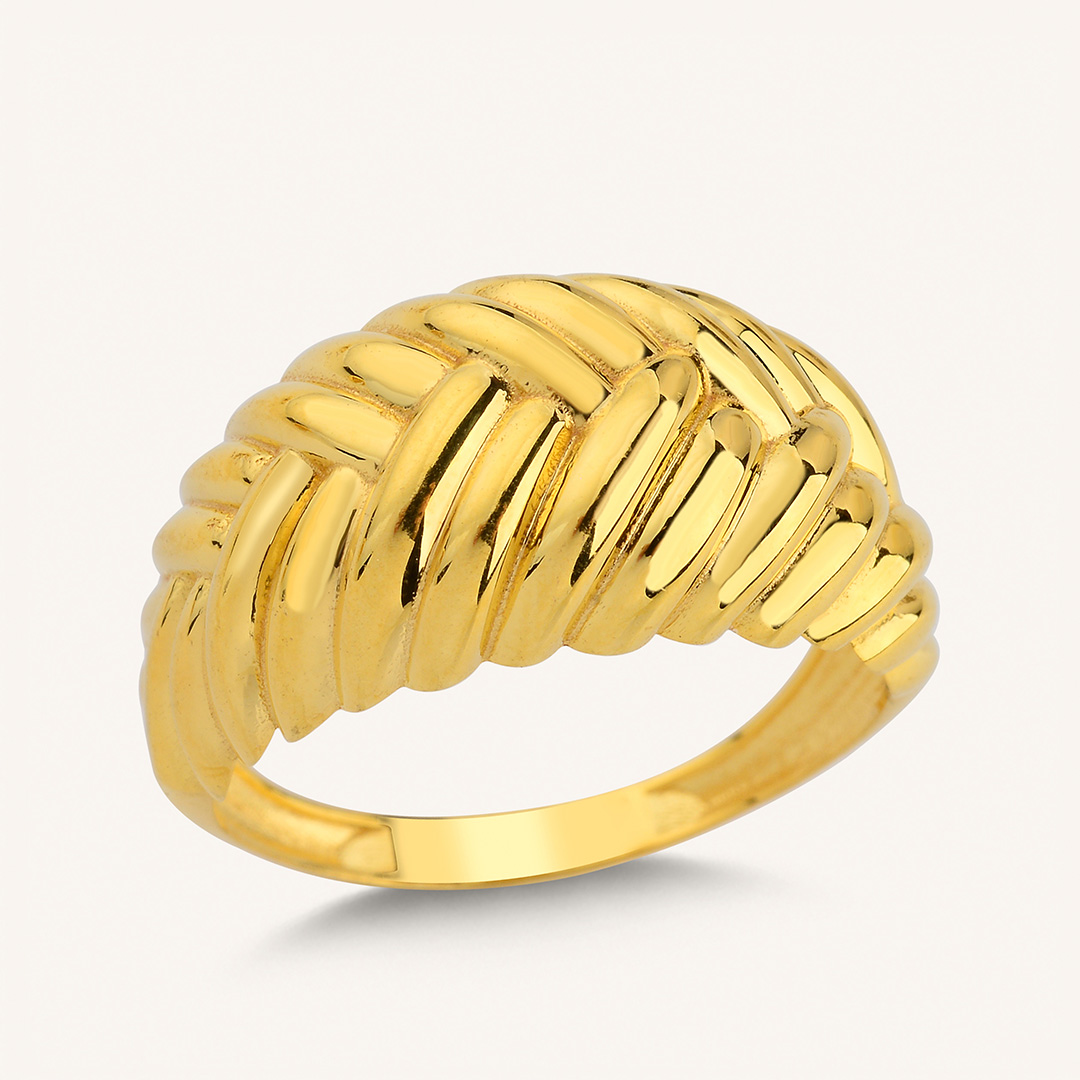 22 Ayar Altın Fantezi Yüzük