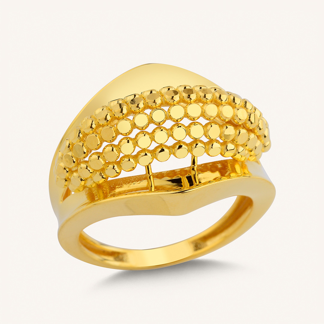 22 Ayar Altın Fantezi Yüzük