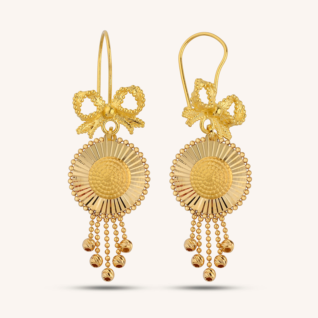 22 Ayar Altın Dorikalı Küpe