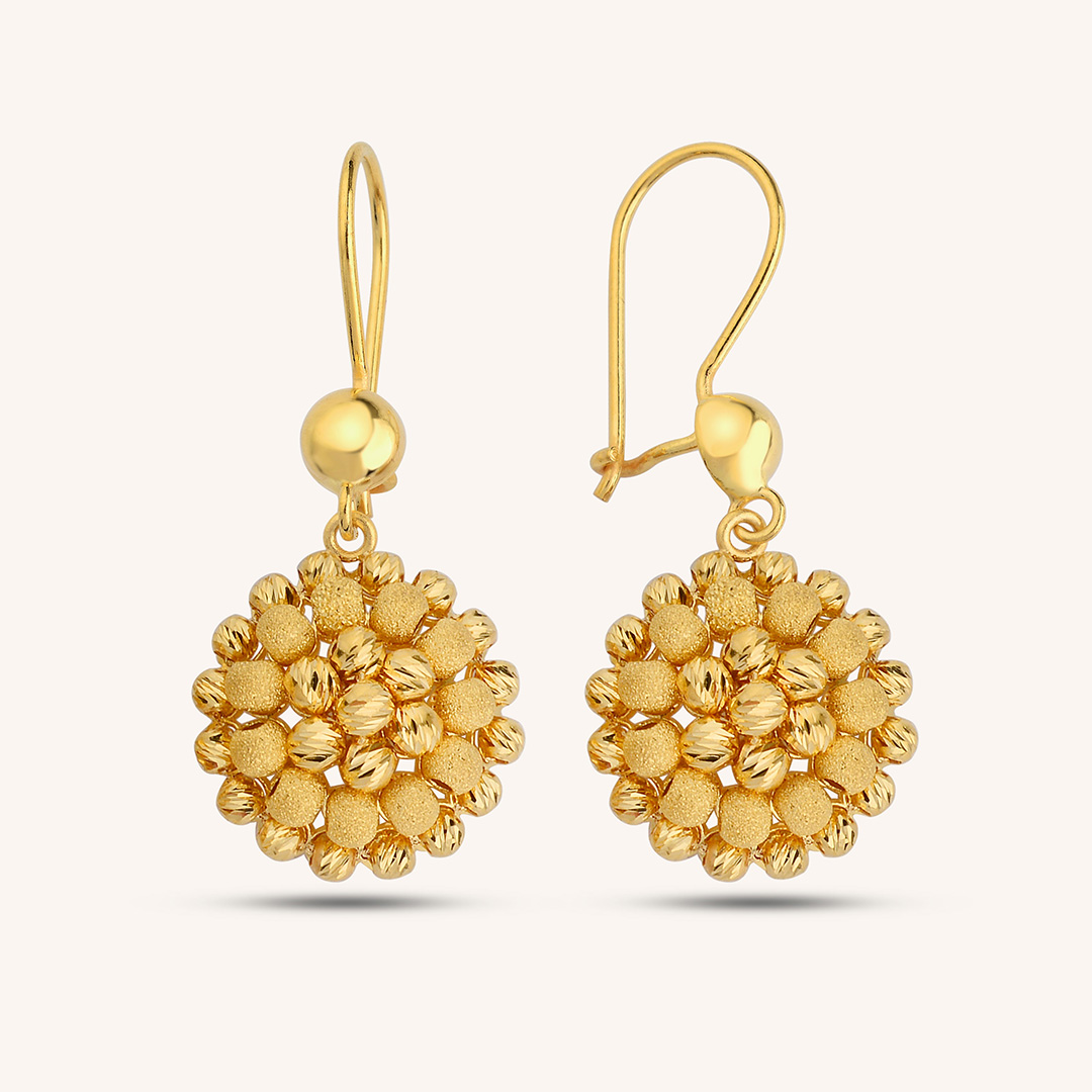 22 Ayar Altın Dorikalı Küpe