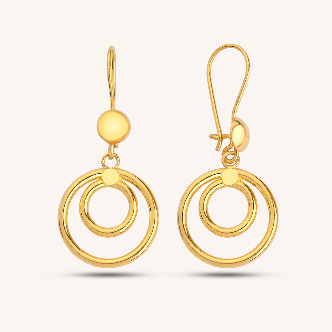 22 Ayar Altın Fantezi Küpe